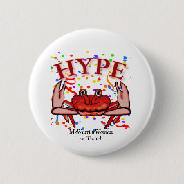 Chapa Redonda De 5 Cm Crab Hype, MeWarriorWoman en Twiter