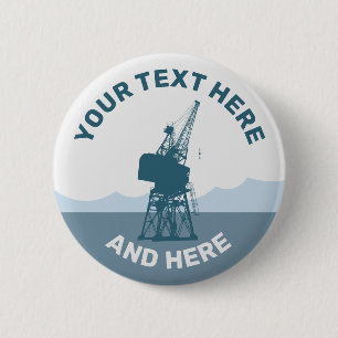 Chapa Redonda De 5 Cm Crane del patio