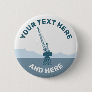 Chapa Redonda De 5 Cm Crane del patio