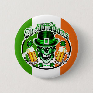 Chapa Redonda De 5 Cm Cráneo del Leprechaun: Shenanigans 3