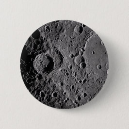 Chapa Redonda De 5 Cm Cráteres lunares Artemis II
