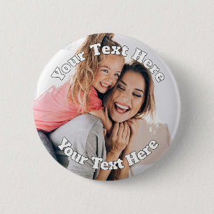 Chapa Redonda De 5 Cm Crea tu propio regalo personalizado del Día de la