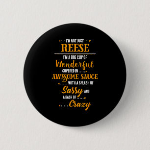 Chapa Redonda De 5 Cm Creación con tinta - Reese Gran Taza de Impresiona