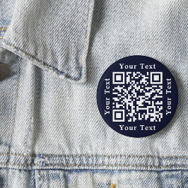 Chapa Redonda De 5 Cm Crear código QR de escaneo para pagar o URL de sit