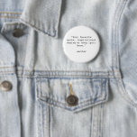 Chapa Redonda De 5 Cm Crear su propia cotización<br><div class="desc">Crea tu propio botón de presupuesto personalizado. Presenta una tipografía de máquina de escribir minimalista.</div>