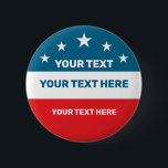 Chapa Redonda De 5 Cm Crear su propia elección<br><div class="desc">Crea tu propio botón electoral y apoya a tu candidato republicano o demócrata para las elecciones 2020. Personalizar y personaliza el texto,  según lo desee.</div>