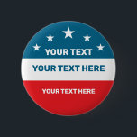 Chapa Redonda De 5 Cm Crear su propia elección<br><div class="desc">Crea tu propio botón electoral y apoya a tu candidato republicano o demócrata para las elecciones 2020. Personalizar y personaliza el texto,  según lo desee.</div>