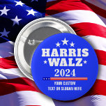 Chapa Redonda De 5 Cm Crear tu propio Harris Walz 2024<br><div class="desc">Crea tu propio Harris Walz 2024 Campaña Red Blue Show tu partidario de Kamala Harris y Tim Walz en cualquier convención,  Personalizar Este producto ahora haciendo clic: personalizar introduce tu texto en la caja - Y eso es todo, </div>