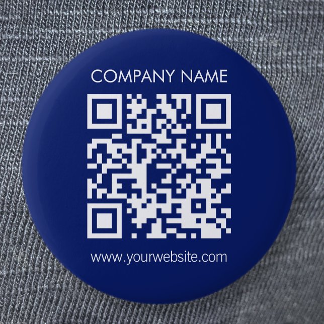 Chapa Redonda De 5 Cm Crear un código QR instantáneamente Diseño sencill (Subido por el creador)