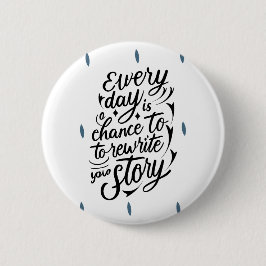 Chapa Redonda De 5 Cm Creencia motivadora en el diseño de tu propio mens