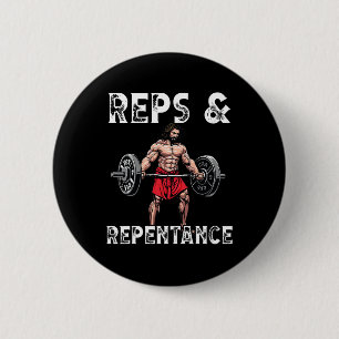 Chapa Redonda De 5 Cm Creencias cristianas del instructor de gimnasio Fi
