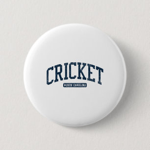 Chapa Redonda De 5 Cm Cricket North Carolina Nc Estilo Universitario