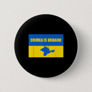 Chapa Redonda De 5 Cm Crimea Es Ucrania - Anexión De Crimea Ucraniana
