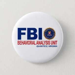 Chapa Redonda De 5 Cm Criminal del FBI BAU
