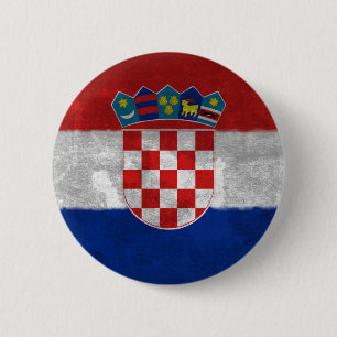 Chapa Redonda De 5 Cm Croacia