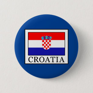 Chapa Redonda De 5 Cm Croacia
