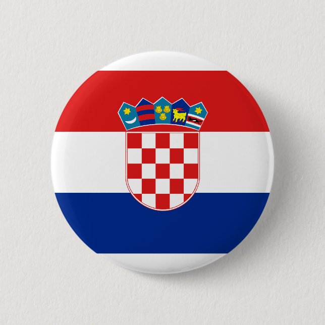 Chapa Redonda De 5 Cm Croacia, Croacia (Anverso)
