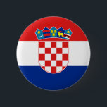 Chapa Redonda De 5 Cm croatia<br><div class="desc">Bandera de Croacia. La bandera de Croacia es uno de los símbolos del estado de Croacia. Consiste en tres bandas horizontales de igual tamaño en colores rojo, blanco y azul. La bandera combina los colores de las banderas del Reino de Croacia (rojo y blanco), el Reino de Eslavonia (blanco y...</div>