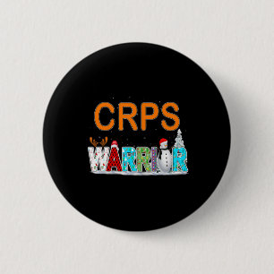 Chapa Redonda De 5 Cm Crps Warrior Awareness