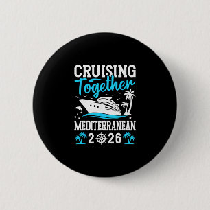Chapa Redonda De 5 Cm Crucero Cruising Together Mediterráneo 2026
