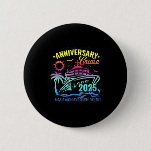 Chapa Redonda De 5 Cm Crucero de Aniversario 2025 Creando Recuerdos Junt