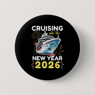 Chapa Redonda De 5 Cm Crucero hacia el año nuevo 2026