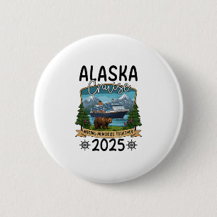 Chapa Redonda De 5 Cm Crucero por Alaska 2025