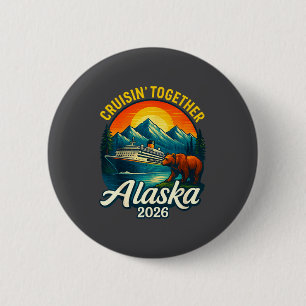 Chapa Redonda De 5 Cm Crucero por Alaska 2026 Cruisin Together Familia C