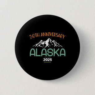 Chapa Redonda De 5 Cm Crucero por Alaska para Bodas de Oro 2026 Matchi