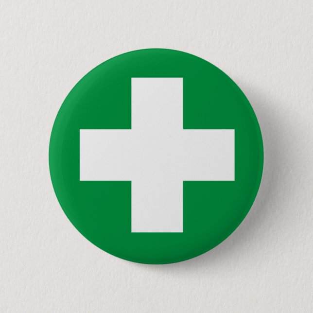 Chapa Redonda De 5 Cm Cruz (Anverso)