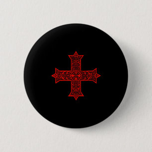 Chapa Redonda De 5 Cm Cruz copta Iglesia ortodoxa copta Cristo oriental
