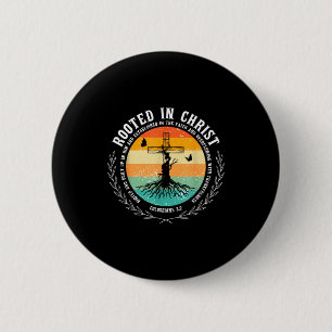 Chapa Redonda De 5 Cm Cruz de Jesús Reza Versículo Bíblico Cristiano Arr