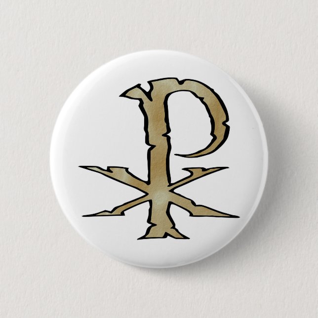 Chapa Redonda De 5 Cm Cruz de los guerreros (Anverso)