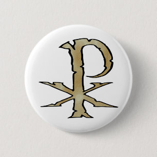 Chapa Redonda De 5 Cm Cruz de los guerreros