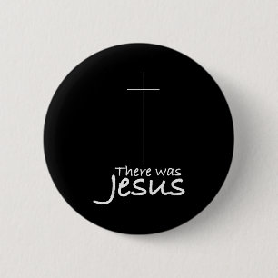 Chapa Redonda De 5 Cm Cruz Jesús Divertido Había Jesús Cristiano Religio