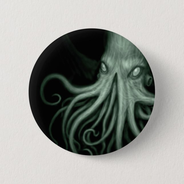 Chapa Redonda De 5 Cm cthulhu (Anverso)