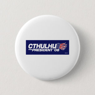 Chapa Redonda De 5 Cm Cthulhu para presidente Button