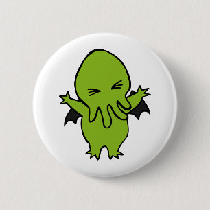 Chapa Redonda De 5 Cm Cthulie