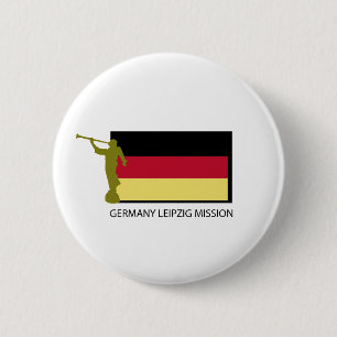 CHAPA REDONDA DE 5 CM CTR DE LA MISIÓN LDS DE ALEMANIA LEIPZIG