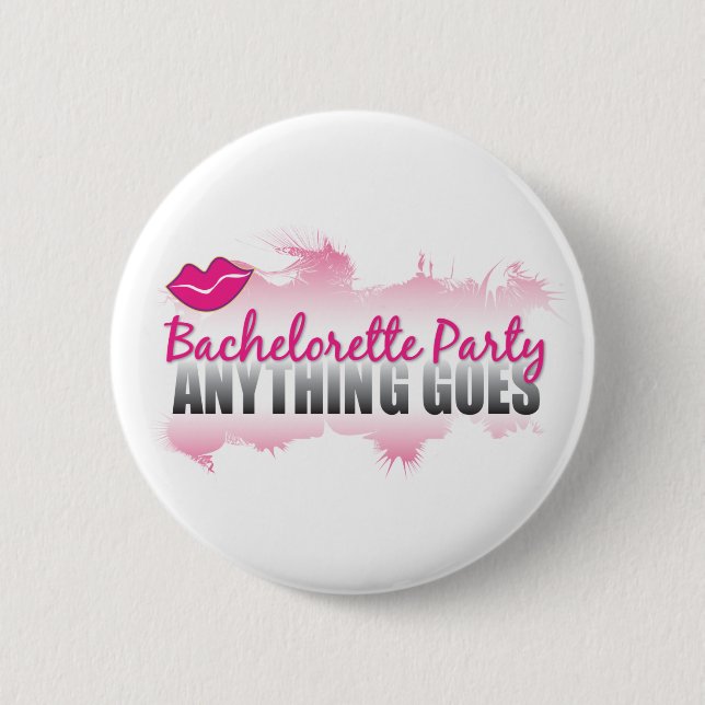 Chapa Redonda De 5 Cm Cualquier cosa va (Anverso)