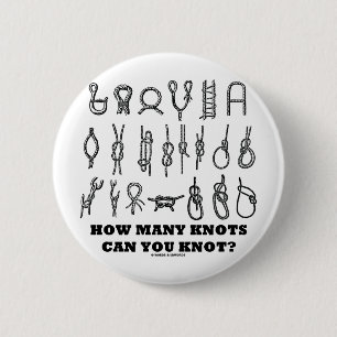 Chapa Redonda De 5 Cm ¿Cuántos nudos puede usted anudar?