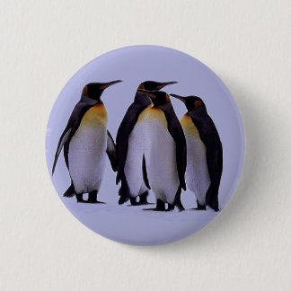 Chapa Redonda De 5 Cm Cuatro pingüinos