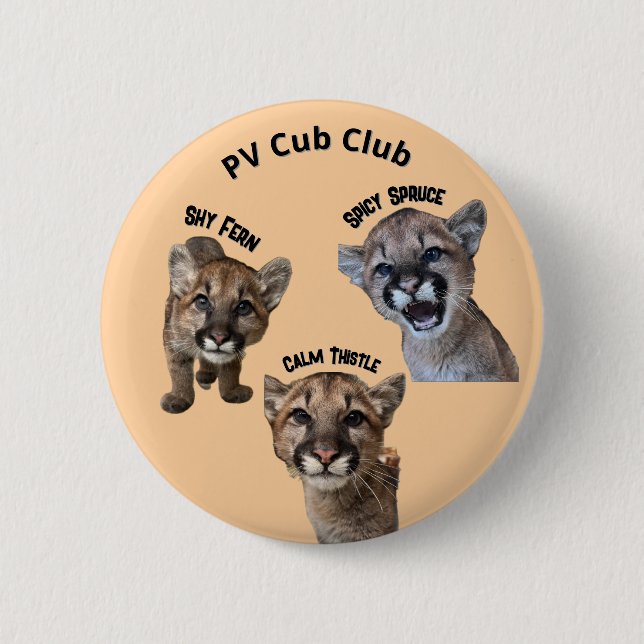 Chapa Redonda De 5 Cm Cub Trio (Anverso)