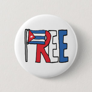 Chapa Redonda De 5 Cm Cuba Libre