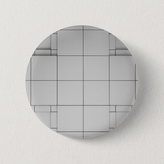 Chapa Redonda De 5 Cm Cubos abstractos (Anverso)