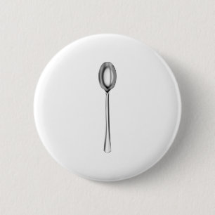 Chapa Redonda De 5 Cm Cuchara de plata
