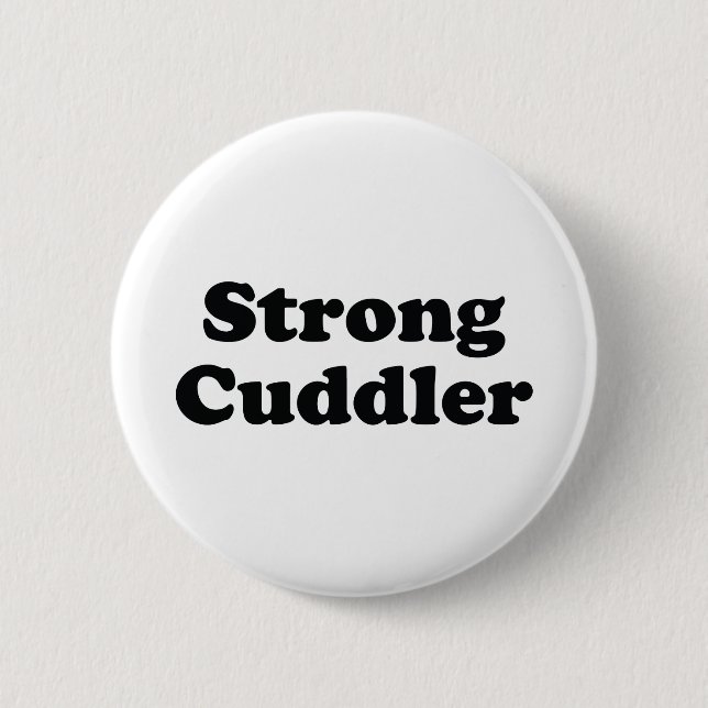 Chapa Redonda De 5 Cm Cuddler fuerte (Anverso)