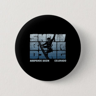Chapa Redonda De 5 Cm Cuenca de Arapahoe Colorado Snowboard Resort Guay