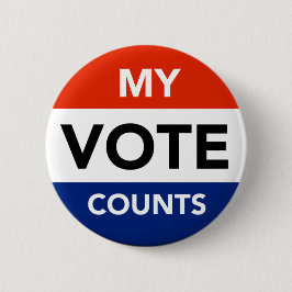 Chapa Redonda De 5 Cm Cuenta de mi voto