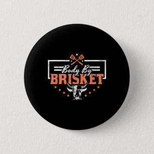 Chapa Redonda De 5 Cm Cuerpo De Brisket Bbq Funny Cow
